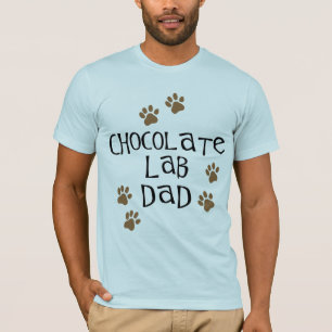 Camiseta Papá del laboratorio del chocolate
