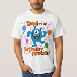 Camiseta Papá del Monstruo del Cumpleaños
