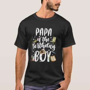 Camiseta Papá Del Niño Cumpleañero Familia De Pesca Combina
