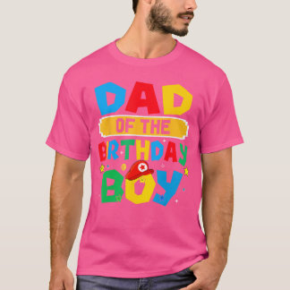 Camiseta Papá Del Niño Cumpleañero Juego Videojuegos Coinci