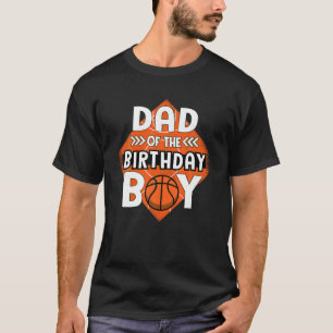 Camiseta Papá Del Niño De Cumpleaños Básquetbol Papá Tee Pa