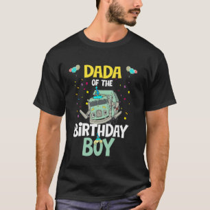 Camiseta Papá del niño de cumpleaños camión de basura recic