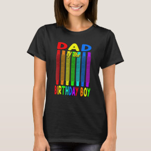 Camiseta Papá del niño de cumpleaños en el Pop Tube