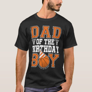 Camiseta Papá Del Niño De Cumpleaños Jugador De Baloncesto 