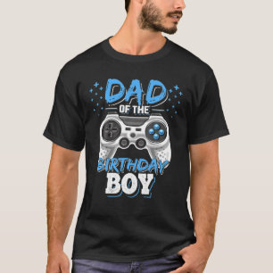 Camiseta Papá del niño de cumpleaños que coincide con el na