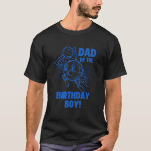 Camiseta Papá Del Niño Nacimiento Niños Retro Baloncesto Pl