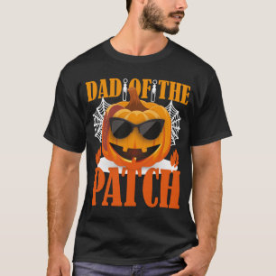 Camiseta Papá del parche divertido Halloween papá calabaza