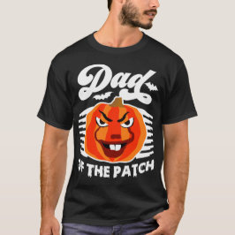 Camiseta Papá del parche - Funny Spooky Pumpkin Halloween
