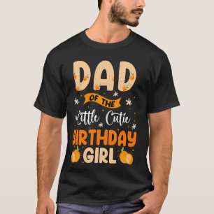 Camiseta Papá del pequeño Chica de cumpleaños lindo, dulce
