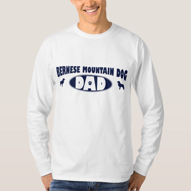 Camiseta Papá del perro de montaña de Bernese (Anverso)