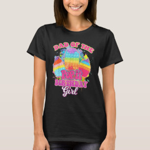Camiseta Papá Del Pop It Chica De Cumpleaños Poppin Fidget 