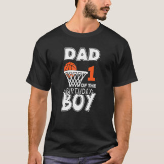 Camiseta Papá Del Primer Nacimiento Niño Baloncesto Tema 1
