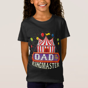 Camiseta Papá Del Ringmaster De Cumpleaños Niños Circus Fie