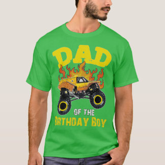 Camiseta Papá del rompeolas de la camioneta de cumpleaños