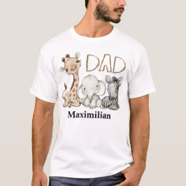 Camiseta Papá del Safari de Nacimiento