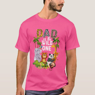 Camiseta Papá Del Salvaje Zoológico De La Selva Safari De U