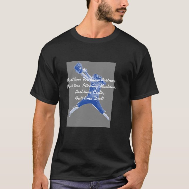 Camiseta Papá del softball (Anverso)
