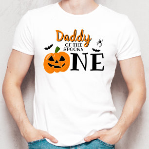 Camiseta Papá del Spooky One Halloween 1er Cumpleaños