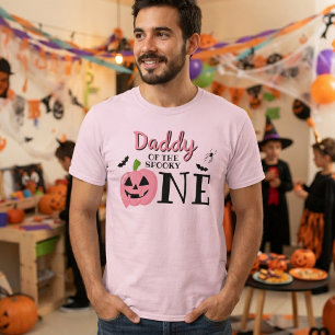 Camiseta Papá del Spooky One Halloween 1er Cumpleaños