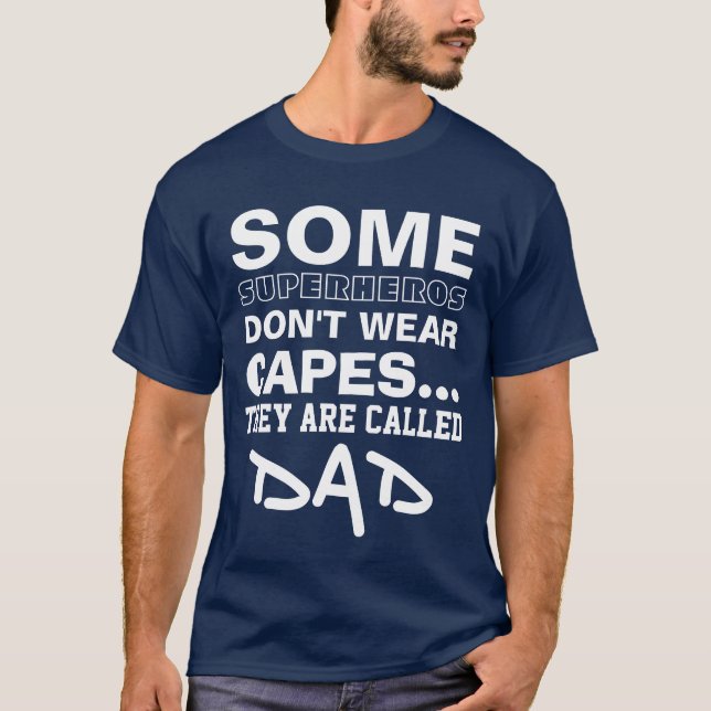 Camiseta Papá del super héroe (Anverso)