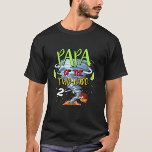 Camiseta Papá del tema de los dos nado tornado segundo cump