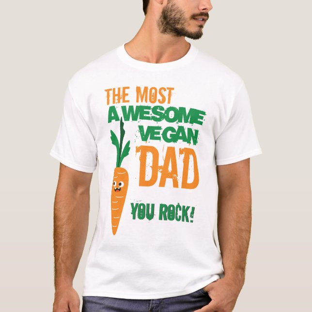 CAMISETA PAPÁ DEL VEGANO (Anverso)