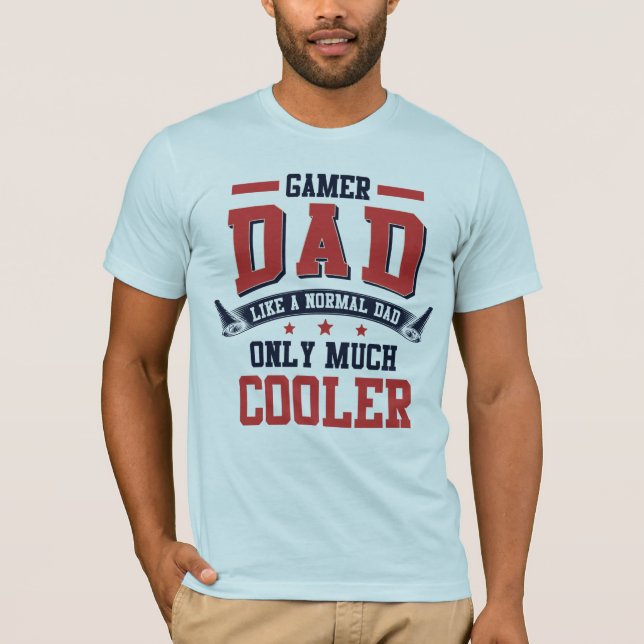 Camiseta Papá del videojugador (Anverso)