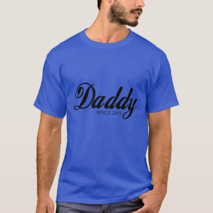 Camiseta Papá desde 2015 Regalo del Día del Padre