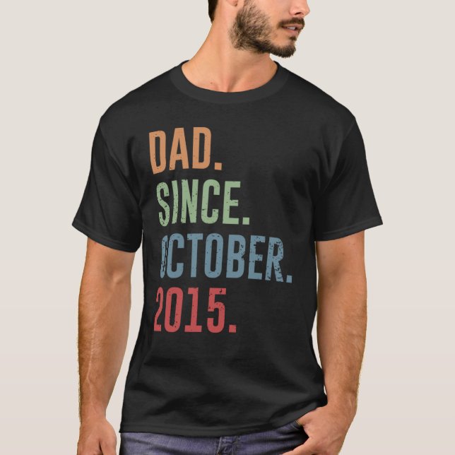 Camiseta Papá desde octubre de 2015 (Anverso)