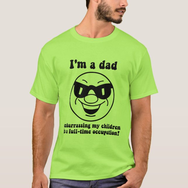 Camiseta Papá divertido (Anverso)