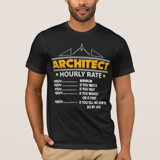 Camiseta Papá divertido de la manitas del precio por hora (Anverso)