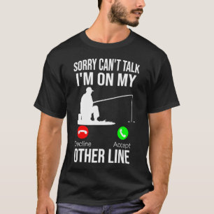 Camiseta Papá divertido de pesca Hombres carrete divertido