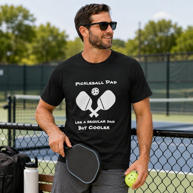 Camiseta Papá Divertido de Pickleball (Subido por el creador)