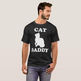 Camiseta Papá divertido del gato