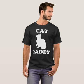 Camiseta Papá divertido del gato