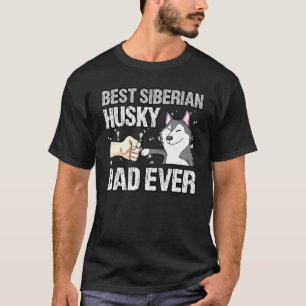 Camiseta Papá divertido dueño de perro Husky siberiano