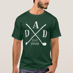 Camiseta Papá Divertido Est 2026 Padre 2026 Cargando Nuevo