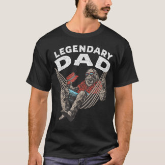 Camiseta Papá Divertido Legendario