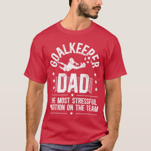 Camiseta Papá divertido portero de fútbol de un portero de