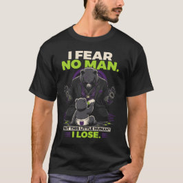 Camiseta Papá Divertido y Fuerte No Temo a Hombre Oso Nuevo