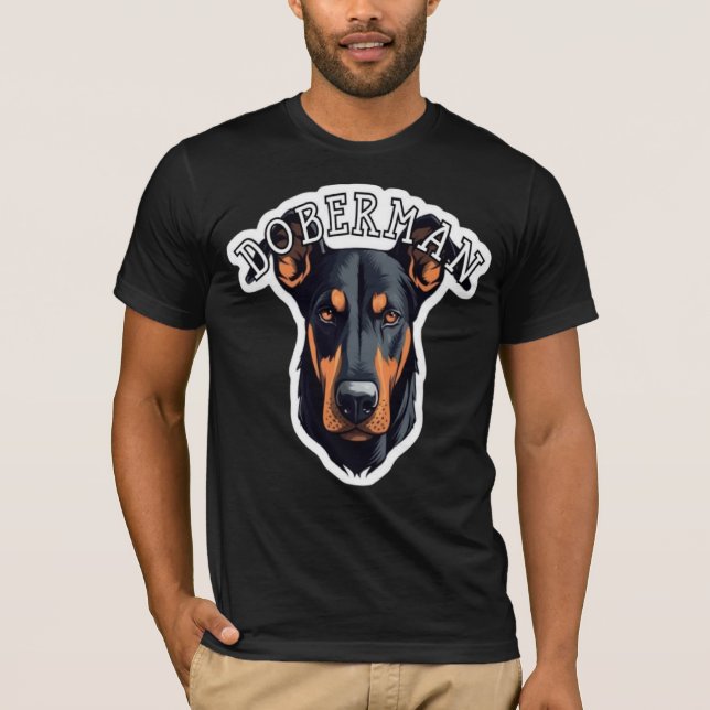 Camiseta Papá Doberman (Anverso)