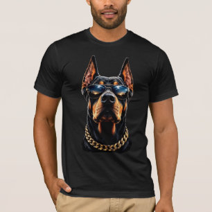 Camiseta Papá Doberman Mamá Siempre