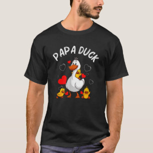 Camiseta Papa Duck Gracioso Duck Lover Regalo Para Hombres 