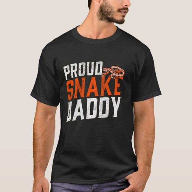 Camiseta Papá Dueño de la serpiente de maíz Padre Papi de l (Anverso)