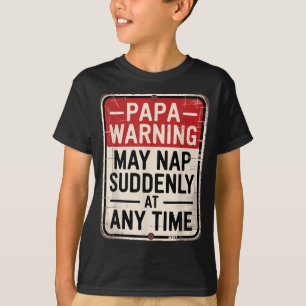 Camiseta Papa Duerme Funny Father Humor