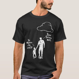 Camiseta Papá E Hijo ¿Qué Son Las Nubes De Los Severs Li