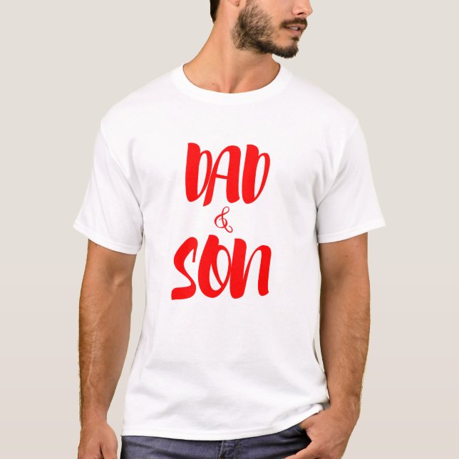 Camiseta Papá e hijo - Un bono que dura (Anverso)