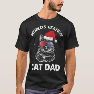 Camiseta Papá, el gato más Okayer del mundo, papá, padre de