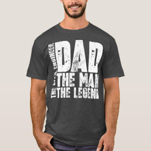 Camiseta Papá El Hombre El Ingeniero Civil El 1