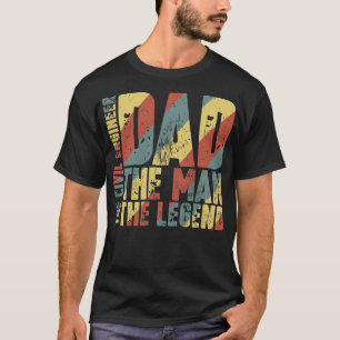 Camiseta Papá El Hombre El Ingeniero Civil La Leyenda